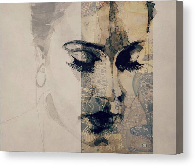 Adele Canvas Print featuring the photograph Adele - Hello by Paul Lovering