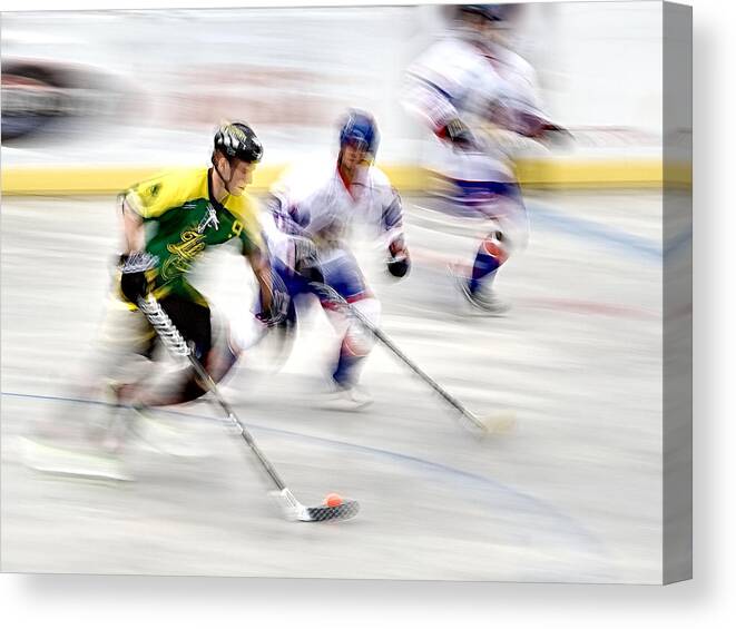Action Canvas Print featuring the photograph Atack by Dusan Ignac