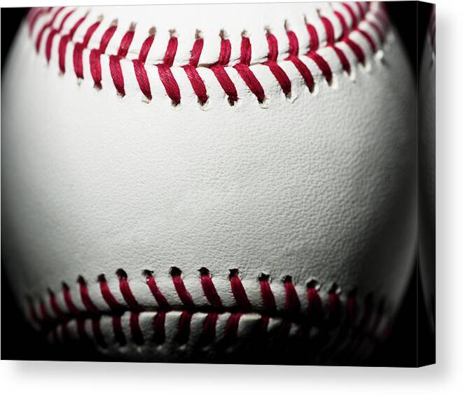 Ball Canvas Print featuring the photograph Baseball by Pgiam
