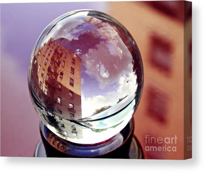 Crystal Canvas Print featuring the photograph Crystal Ball Project 115 by Sarah Loft