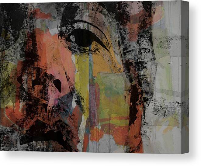 Paul Mccartney Canvas Print featuring the painting Eleanor Rigby - Paul McCartney by Paul Lovering