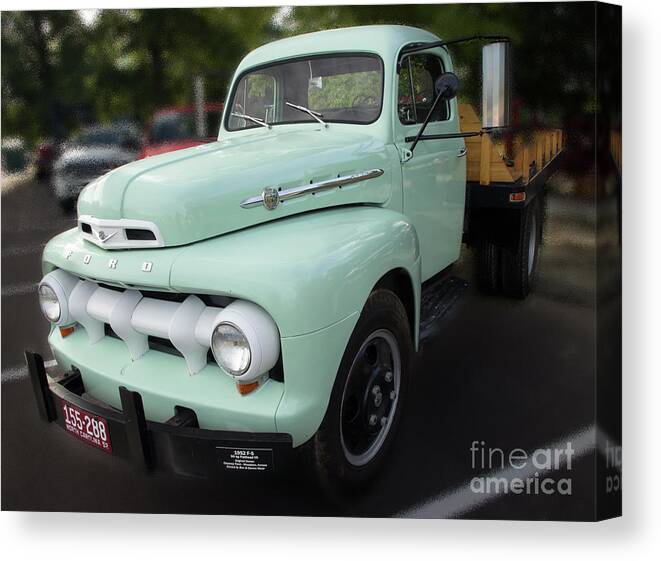 Truck Canvas Print featuring the photograph Ford F5 by Mike Eingle
