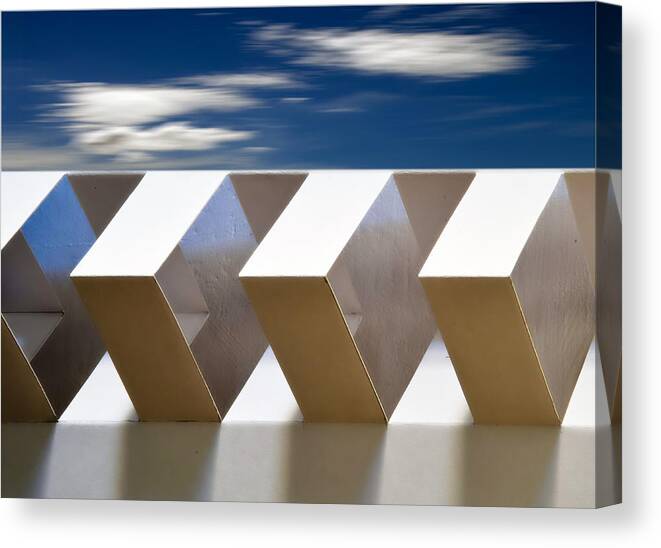 Paper Canvas Print featuring the photograph Graphic N.2 by Raffaele Corte