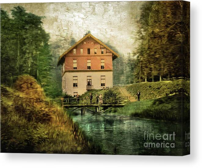 Holland Canvas Print featuring the photograph House in Holland by Carlos Diaz