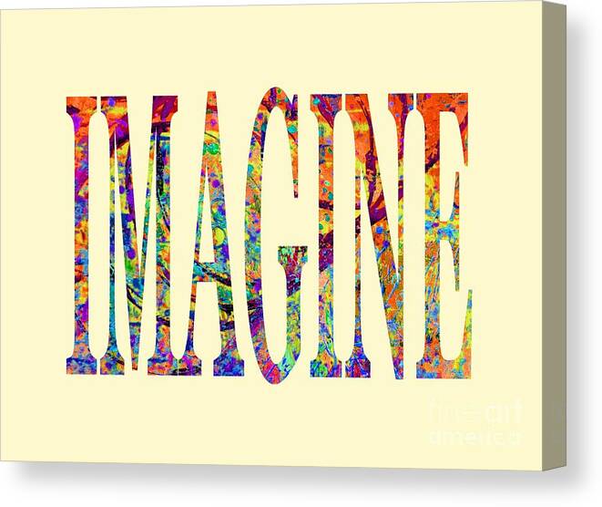 Imagine Canvas Print featuring the painting Imagine 1014 by Corinne Carroll