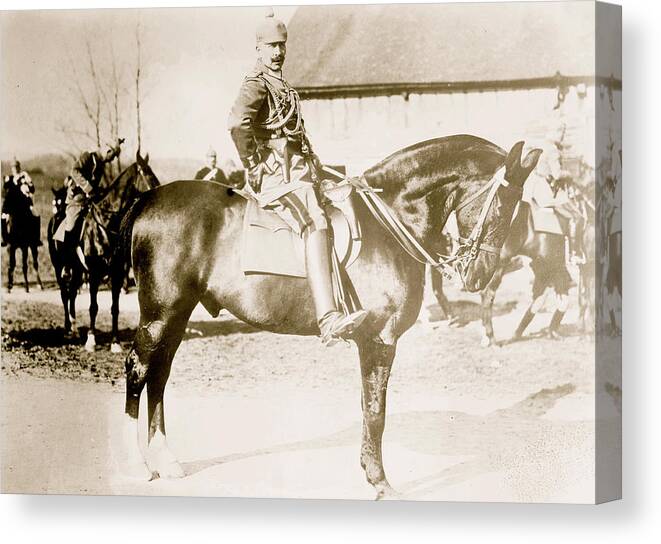 German Canvas Print featuring the painting Kaiser at front by 