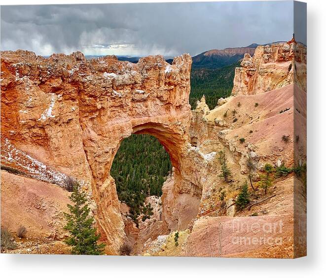 Photography Canvas Print featuring the photograph Natural Bridge by Sean Griffin