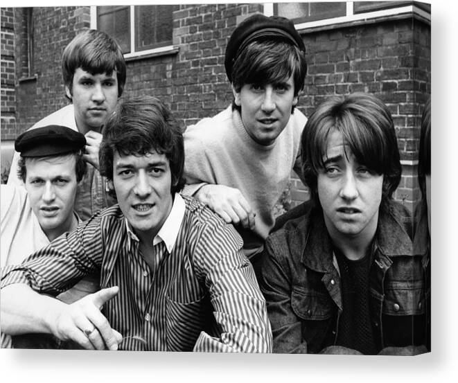 Tony Hicks Canvas Print featuring the photograph Photo Of Tony Hicks And Hollies And by Ivan Keeman