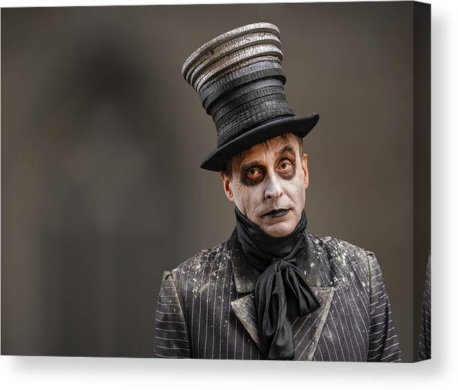 Undertaker
Goth
Gothic
Grave
Strange Canvas Print featuring the photograph The Undertaker by Daniel Springgay