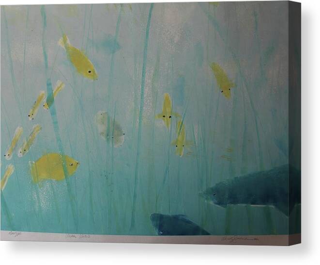  Canvas Print featuring the digital art 4 #1 by Cindy Greenstein