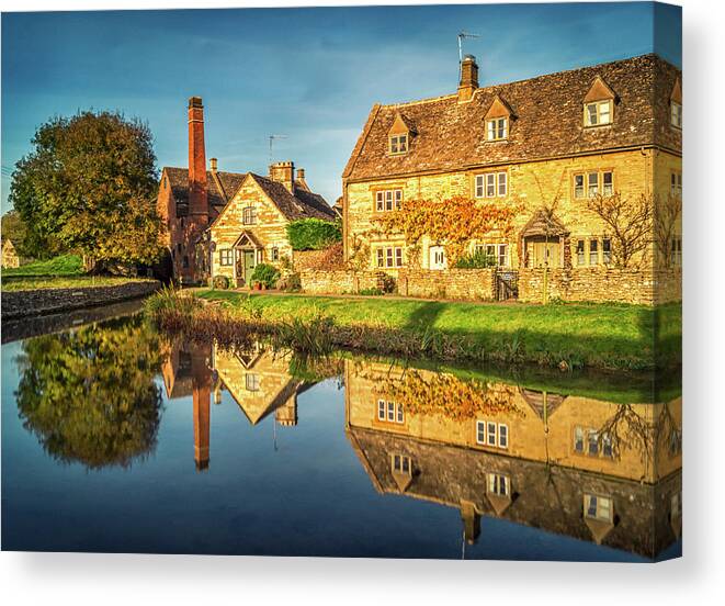 Old Mill Canvas Print featuring the photograph The Old Mill #1 by Joseph S Giacalone