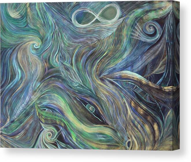 Star Canvas Print featuring the painting Untitled #1 by Jackie Ryan