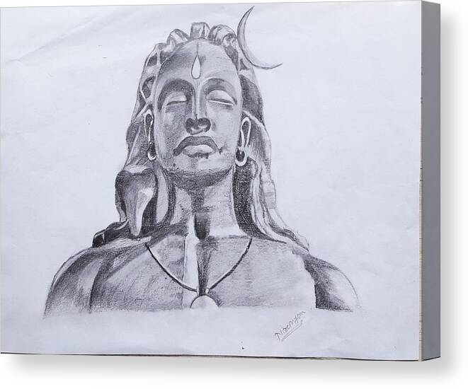Lord Shiva Easy Pencil Sketch | Bholenath Drawing for Beginners | Art Videos