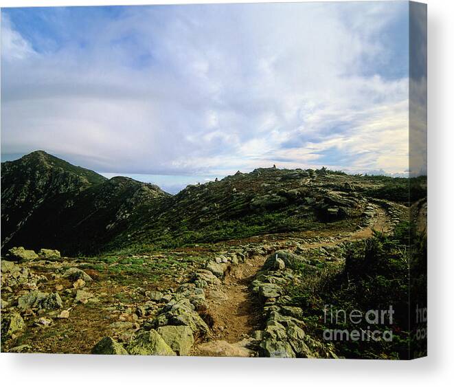 Adventure Canvas Print featuring the photograph Appalachian Trail - Mount Lincoln - White Mountains New Hampshire USA by Erin Paul Donovan