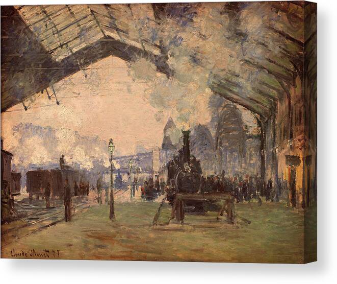 Post Modern Canvas Print featuring the digital art Blend 12 Monet by David Bridburg