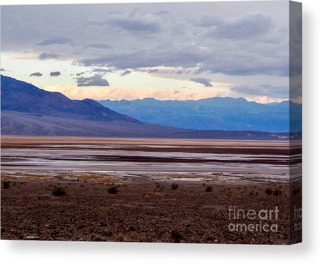 Death Valley Canvas Print featuring the photograph Early Morning, Death Valley California by L Bosco