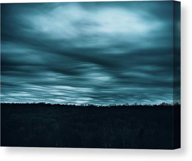 Cloudscape Canvas Print featuring the photograph Envelop by Rich Kovach