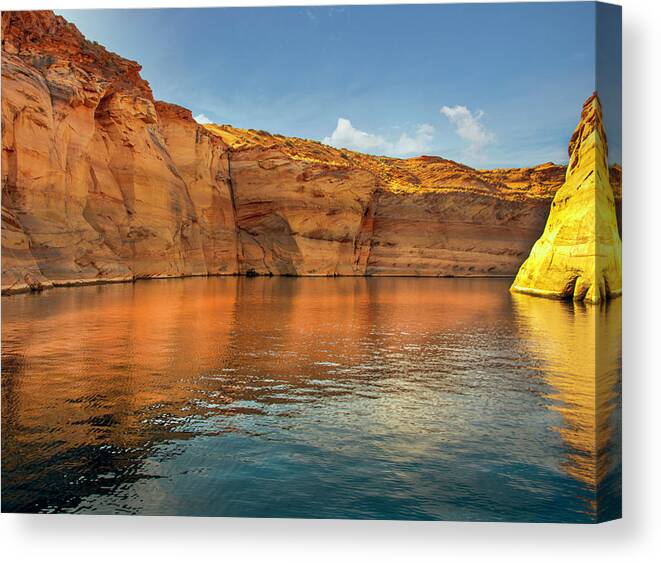 Page Az Canvas Print featuring the photograph Glen Canyon by Jerry Cahill