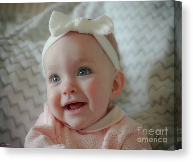 Baby Canvas Print featuring the photograph Little Girl II by Veronica Batterson