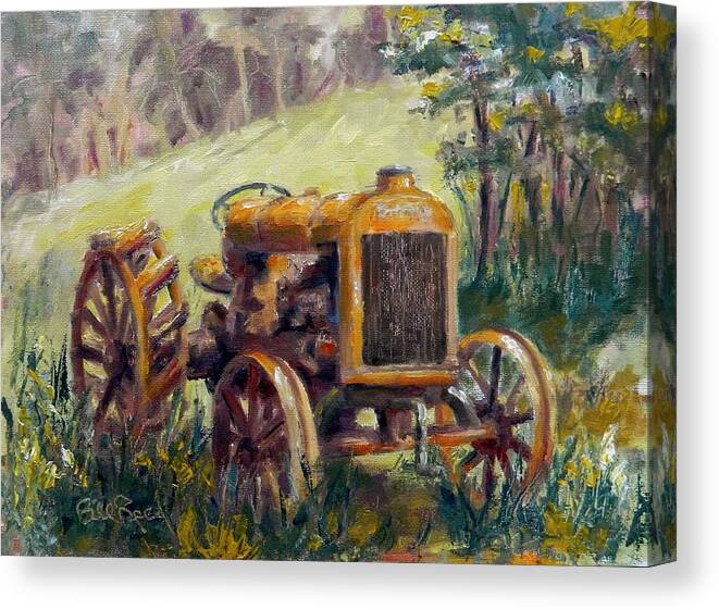 Farm Canvas Print featuring the painting Retired by William Reed