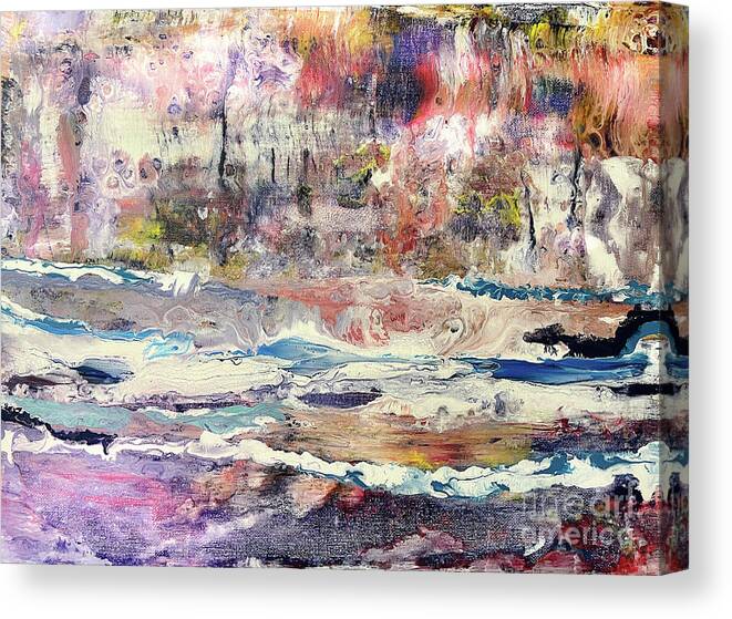 River Of Spirits Canvas Print featuring the painting River of Spirits by Toni Somes