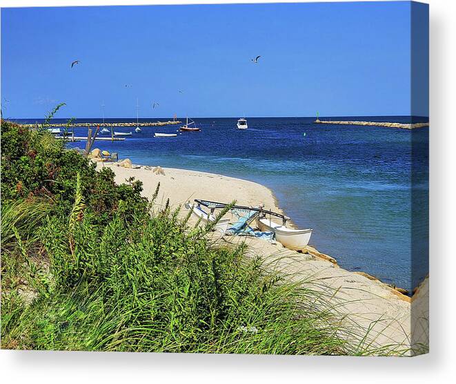 Beach Canvas Print featuring the photograph Sail No More by Sharon Williams Eng