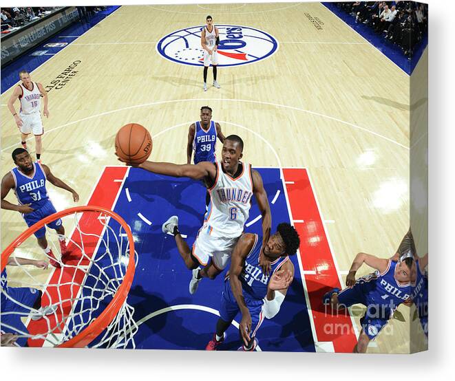 Nba Pro Basketball Canvas Print featuring the photograph Semaj Christon by Jesse D. Garrabrant