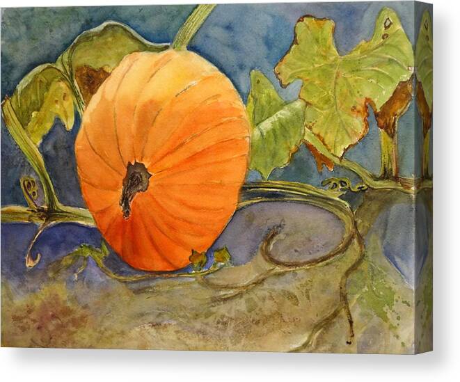Pumpkins Canvas Print featuring the painting Take Me Home by Anna Jacke
