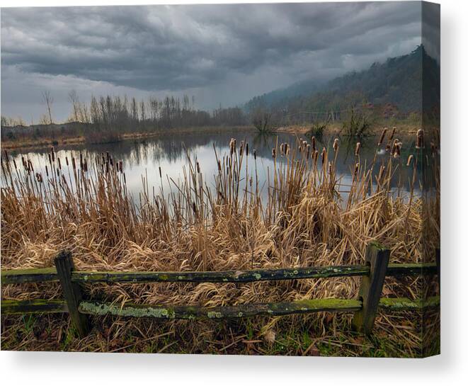 Pond Canvas Print featuring the photograph The Pond by Jerry Cahill