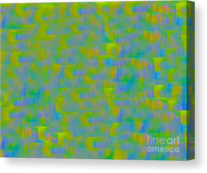 Abstract Art Canvas Print featuring the digital art You Will Stay Calm Too by Jeremiah Ray