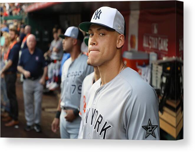 People Canvas Print featuring the photograph 89th MLB All-Star Game, presented by Mastercard by Rob Carr