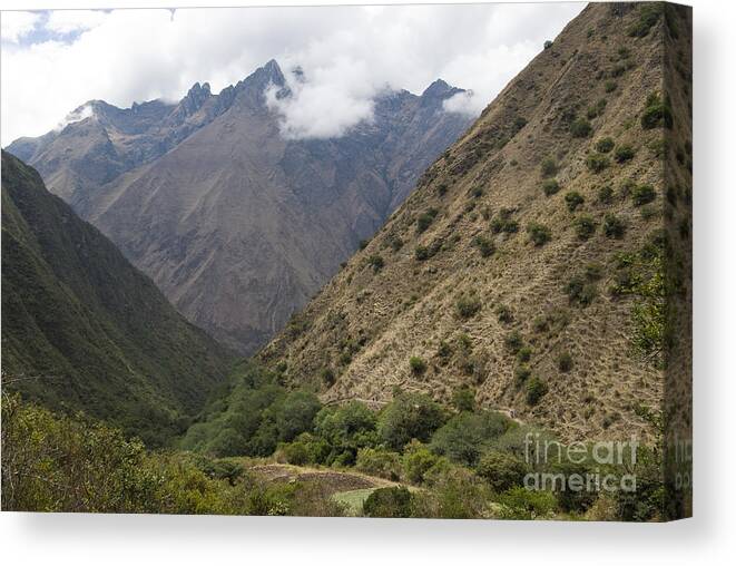 South America Canvas Print featuring the photograph Andes Mountains #1 by William H. Mullins