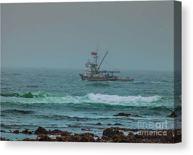 Landscape Canvas Print featuring the photograph Heading Out #1 by Steven Reed