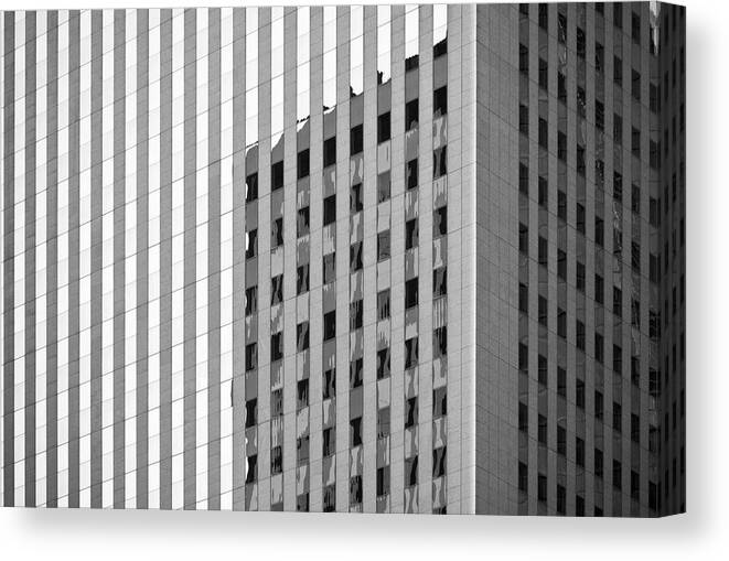 Structure Canvas Print featuring the photograph Office Building #1 by Chevy Fleet