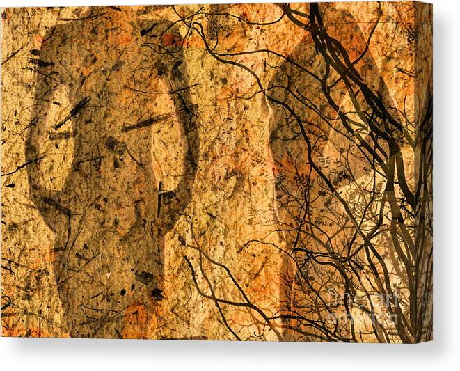 Nude Canvas Print featuring the photograph Organic #1 by Andrea Kollo