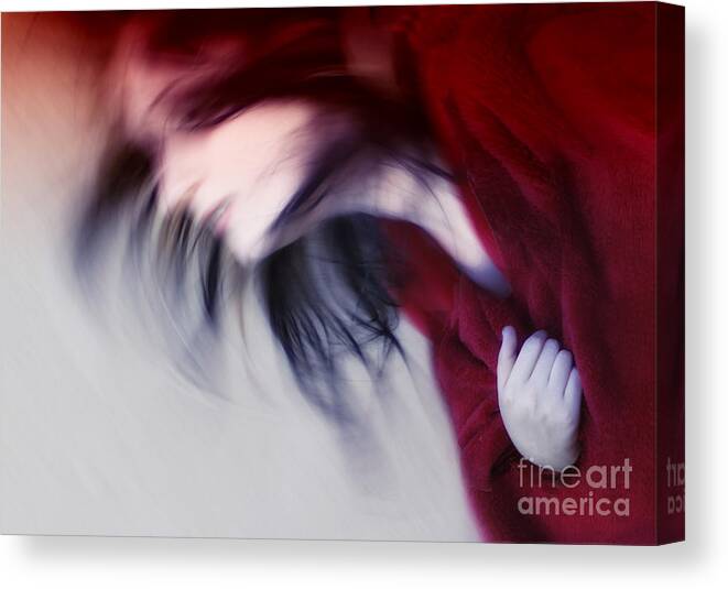 Faces Canvas Print featuring the digital art The fast lane #1 by Angelika Drake