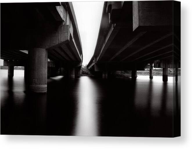 Bridges Canvas Print featuring the photograph Under the Bridges #1 by Amarildo Correa