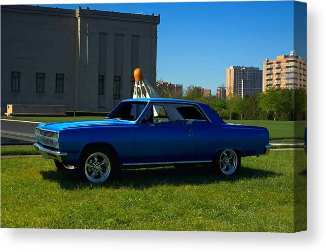 1965 Chevelle Canvas Print featuring the photograph 1965 Chevelle Malibu by Tim McCullough