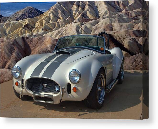 1965 Canvas Print featuring the photograph 1965 Shelby Cobra Replica 427 by Tim McCullough