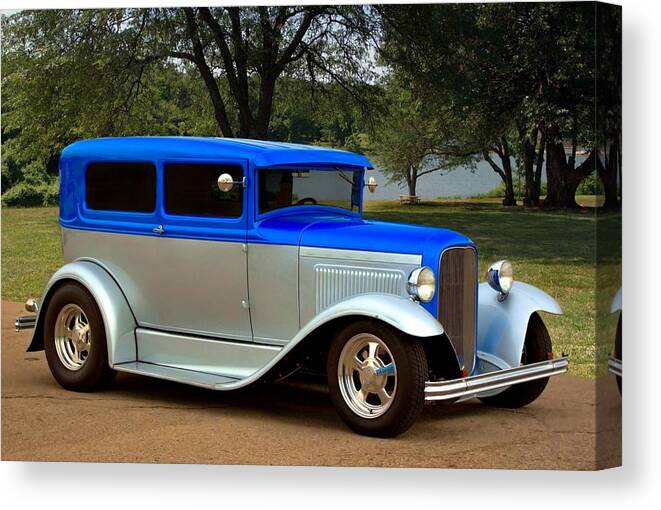 1931 Canvas Print featuring the photograph 1931 Ford Sedan Hot Rod #2 by Tim McCullough