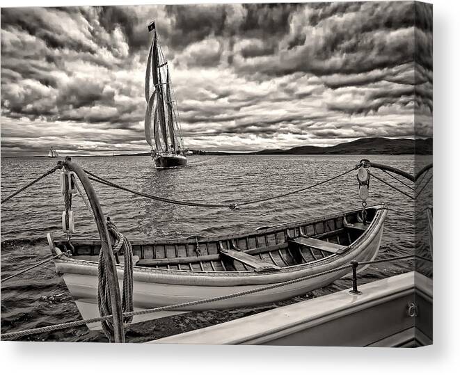 Windjammer Canvas Print featuring the photograph Angelique by Fred LeBlanc