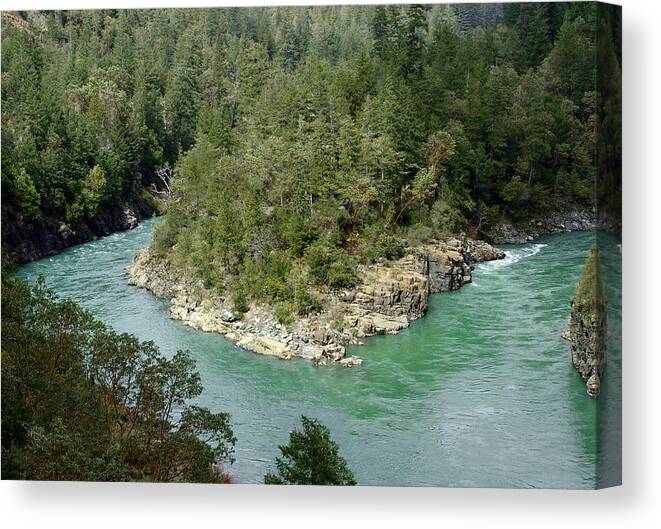 Smith River Canvas Print featuring the photograph Forks of the Smith River #2 by Betty Depee