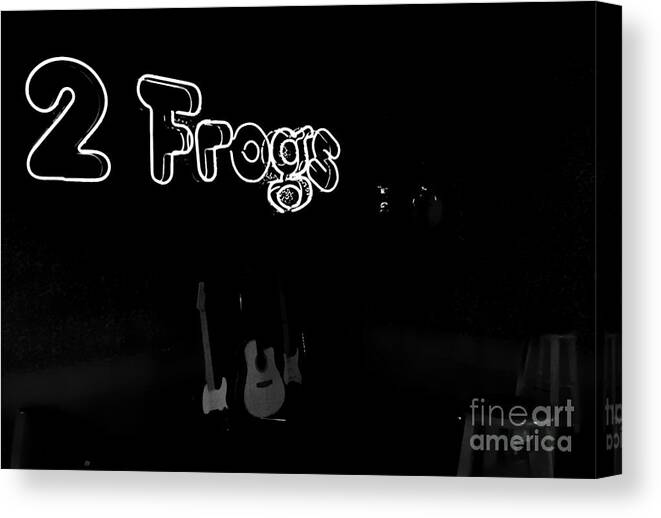 Oklahoma Canvas Print featuring the photograph 2 Frogs by Fred Lassmann