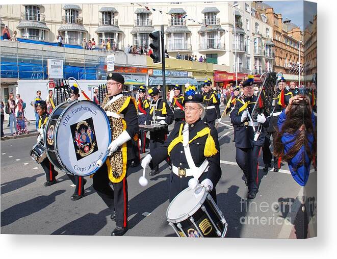 Drums Canvas Print featuring the photograph Hastings Old Town Carnival #2 by David Fowler