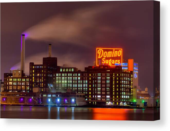 American Canvas Print featuring the photograph A Touch of Color with a Wisp of Smoke by Dennis Dame