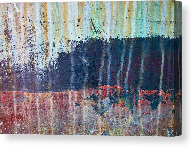 Industrial Canvas Print featuring the photograph Abstract Landscape by Jani Freimann
