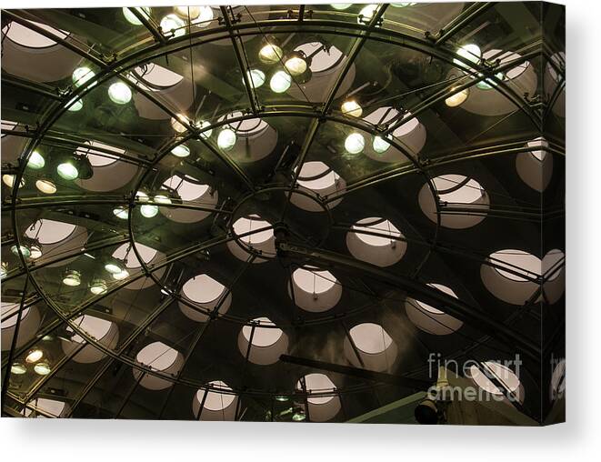 Skylights Canvas Print featuring the photograph Academy Skylights by Blake Webster