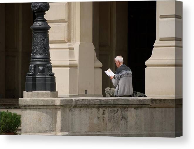 Frankfurt Canvas Print featuring the photograph Alte Oper by Steven Richman