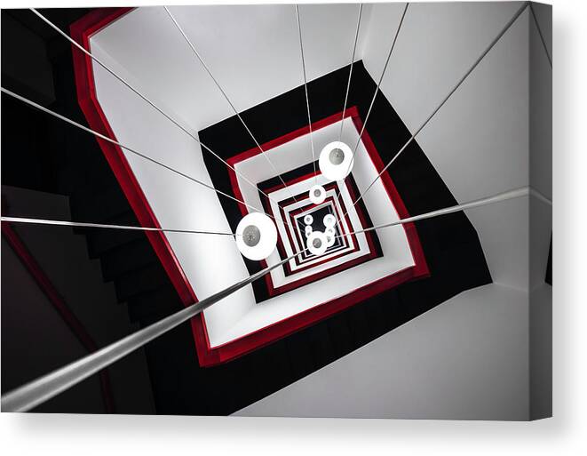 Perspective Canvas Print featuring the photograph Angular In(n)side by Mike Kreiten