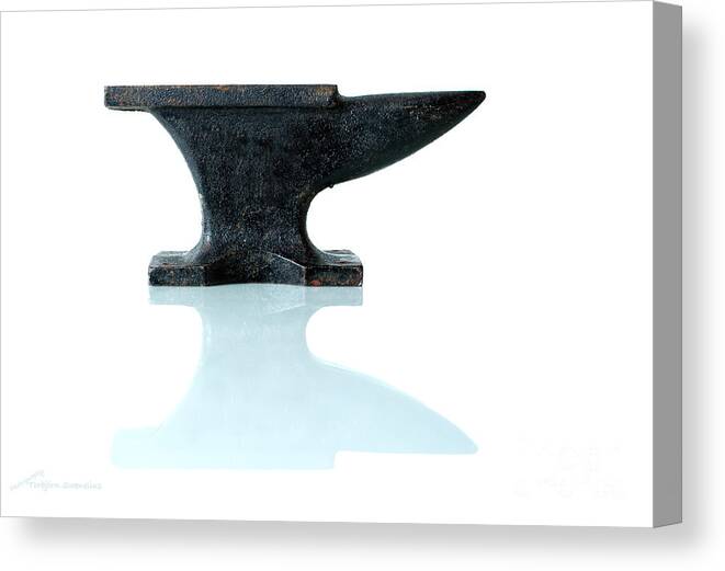 Blacksmith Tools Canvas Print featuring the photograph Anvil by Torbjorn Swenelius